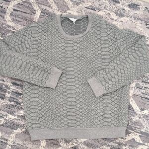 Sandro Size 3  Textured Wool Blend Sweater
